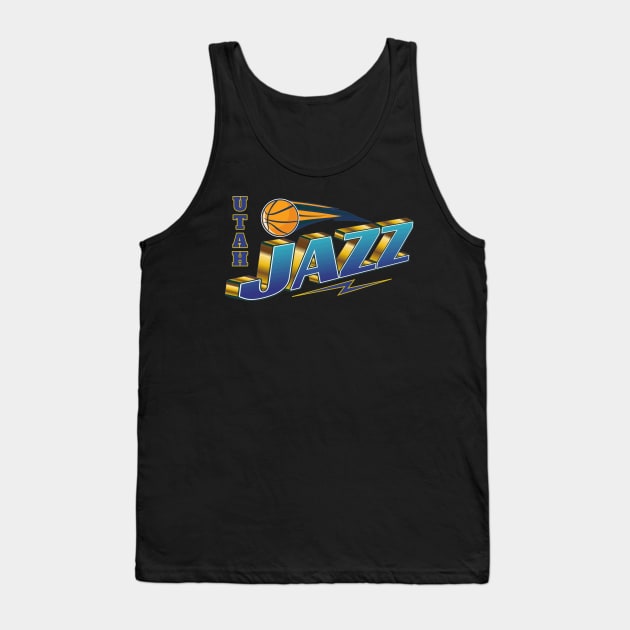 Utah Jazz Basketball Team Tank Top by antarte